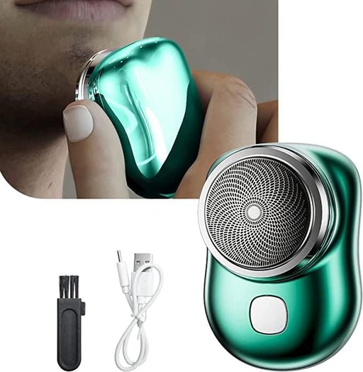 Mini Shave Portable Shaver Wet and Dry Men Is USB Rechargeable Shaver Charging Simple One Touch.